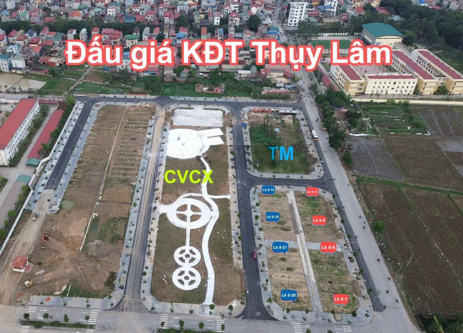 Cần bán 87,5m2 MT 5m view cvcx tại khu đất đấu giá Thuỵ Lâm, Đông Anh. Lh E Doanh 0973 516 ***