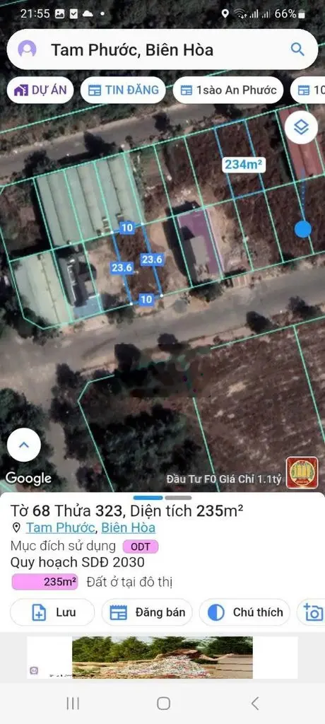 Đất khu dân cư Tín Nghĩa