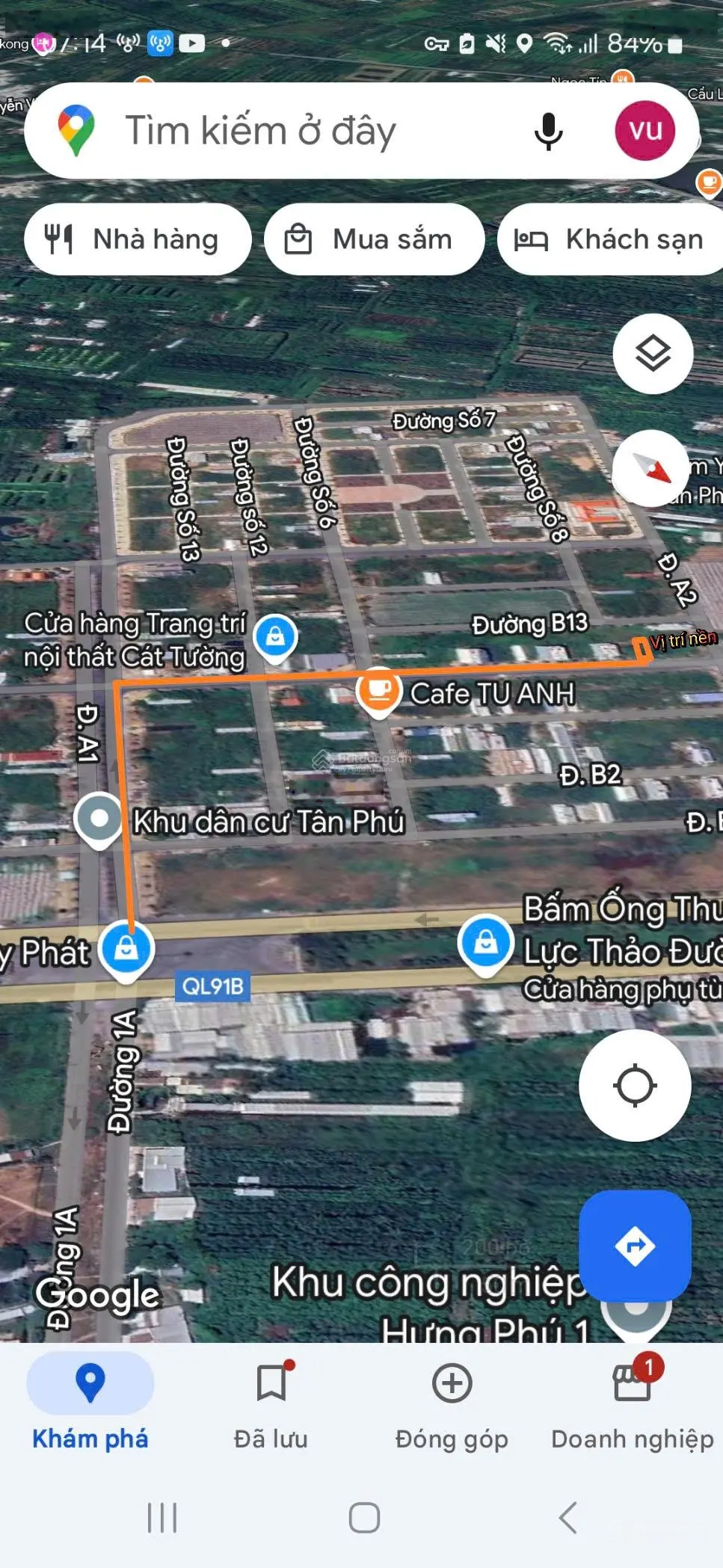 Bán nền KDC Tân Phú Quận Cái Răng, TPCT, KDC có trường học, công viên, tiềm năng đầu tư tốt