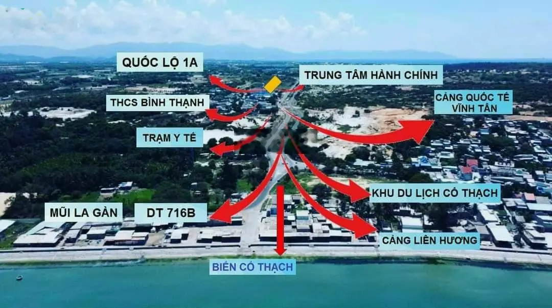 Bán đất thổ cư gần khu du lịch chùa Cổ Thạch - Bình Thuận