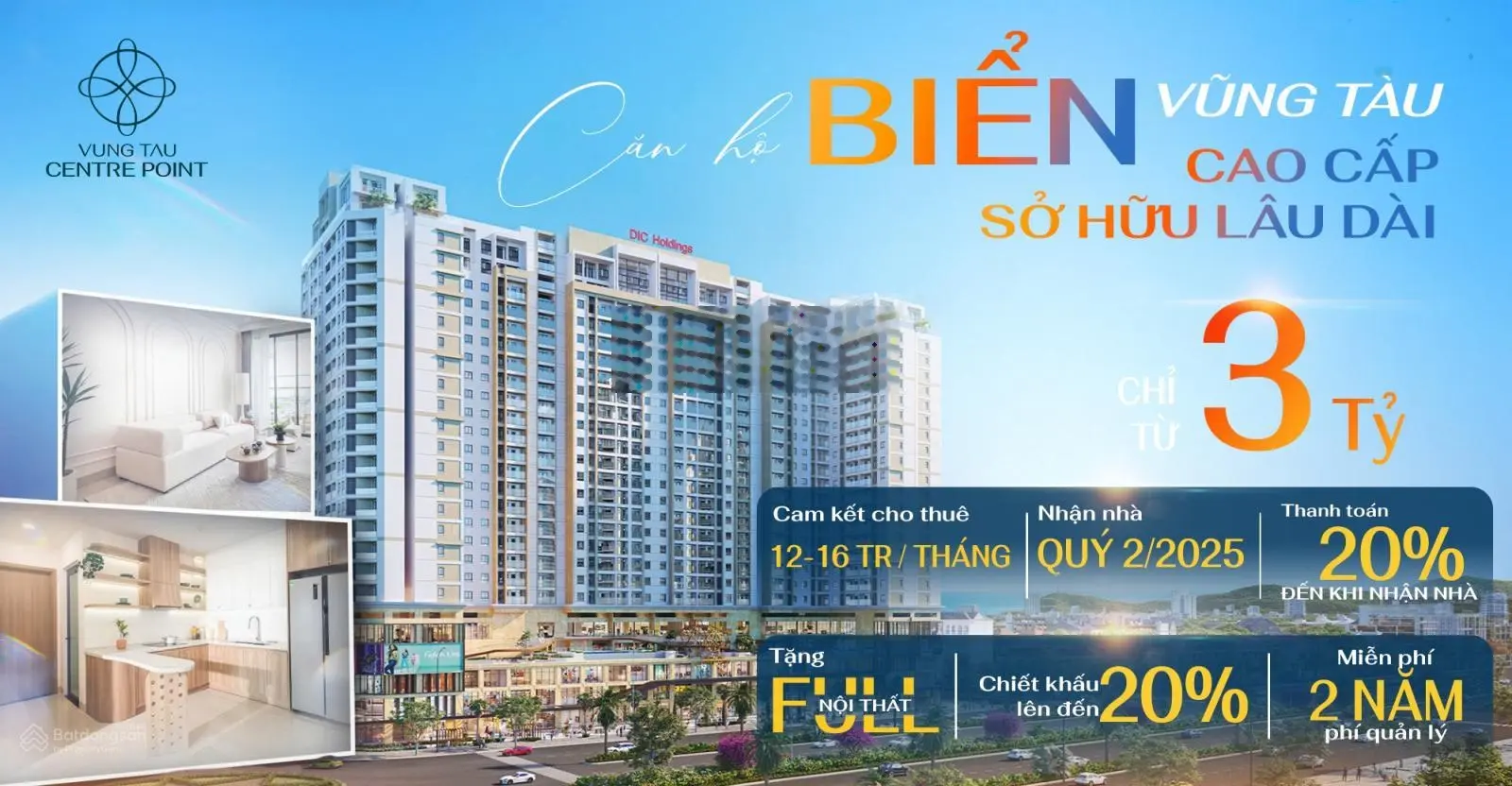 CĐT mở bán 18 căn đẹp nhất, chỉ 5 suất duy nhất chiết khấu 20%, nhận nhà quý II/2025 full nội thất