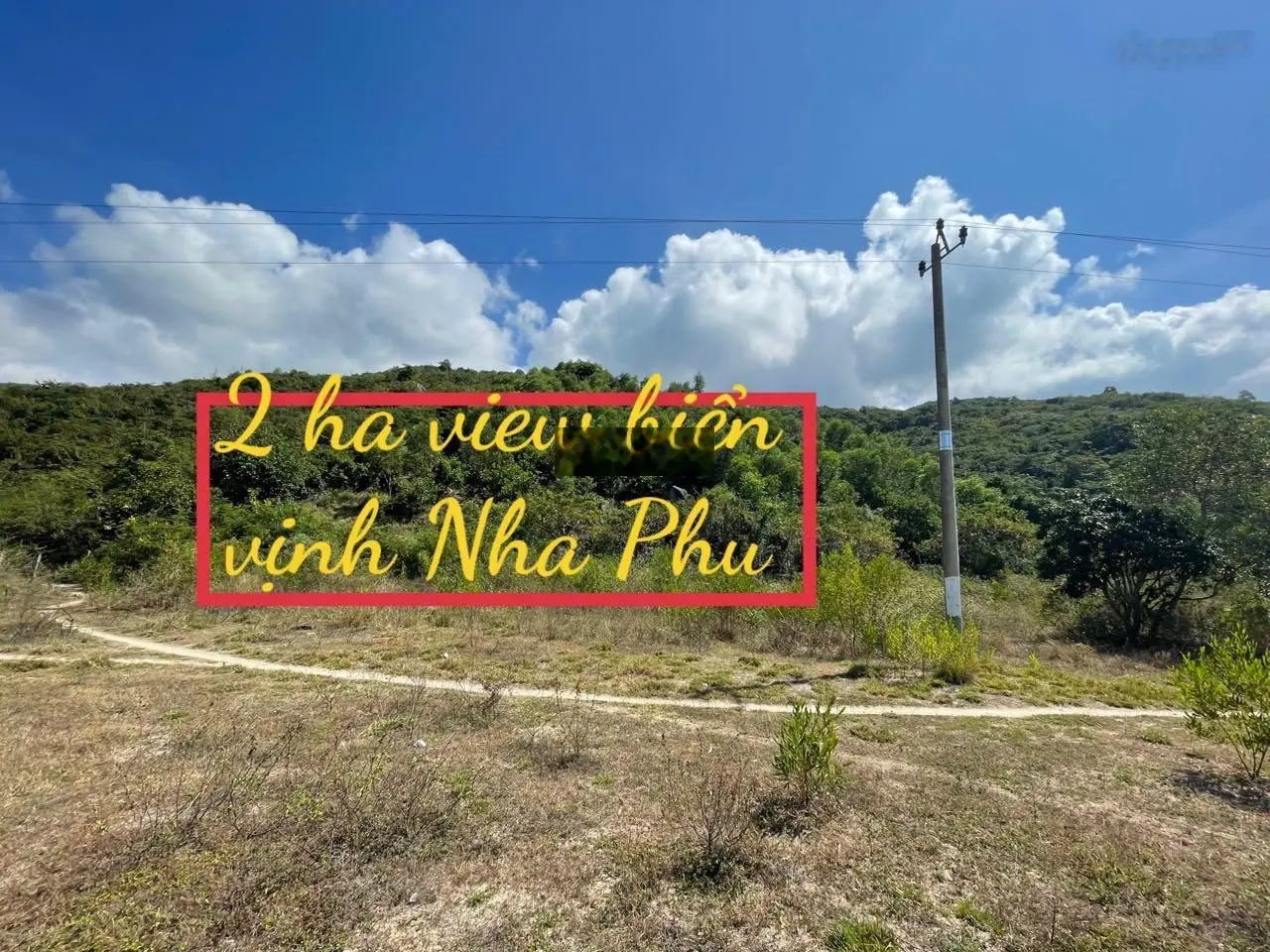 Cần bán 2 ha đất view biển Vịnh Nha Phu - Ninh Phú