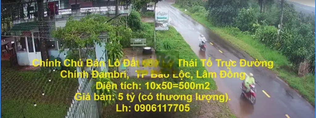 Bán Đất 689 Lý Thái Tổ Trục Đường Chính Đambri, TP Bảo Lộc, Lâm Đồng