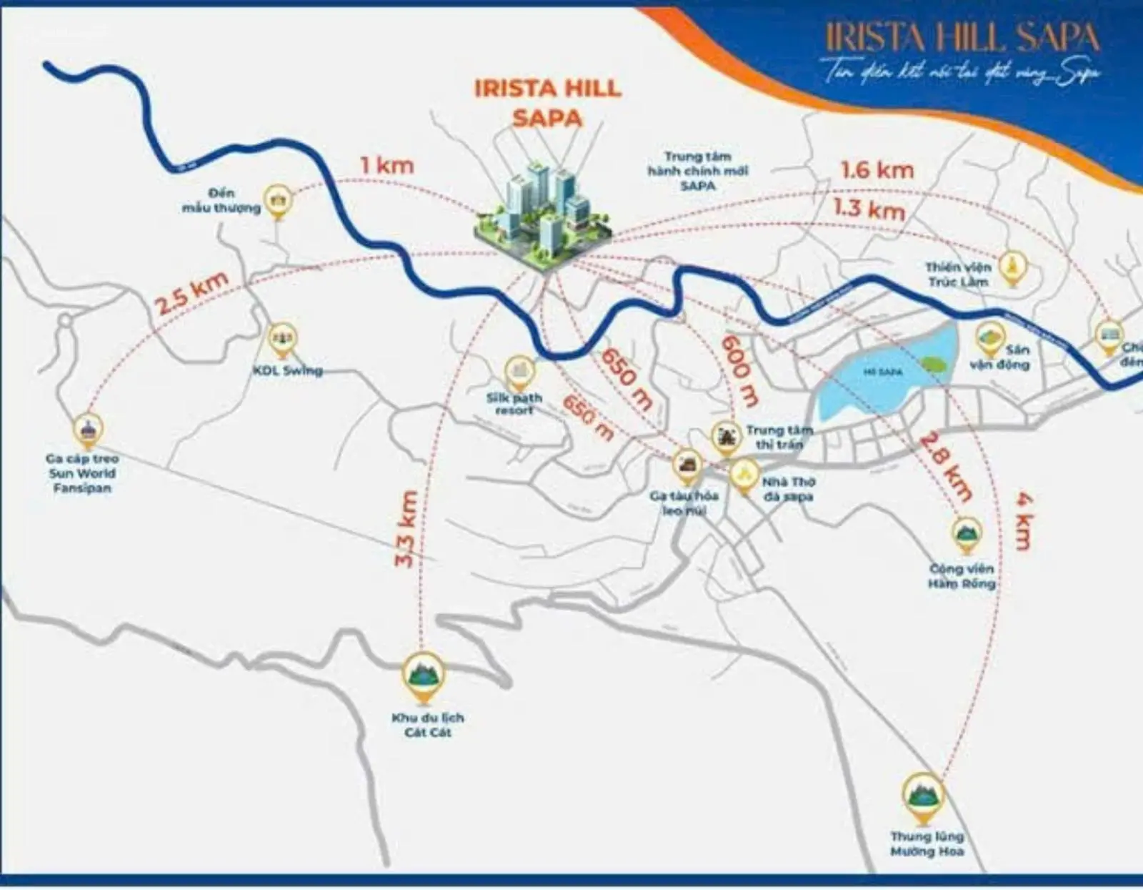 Bán căn hộ siêu hot Irista Hill Sapa, giá thỏa thuận, 45.5 m2 tại đường Điện Biên Phủ