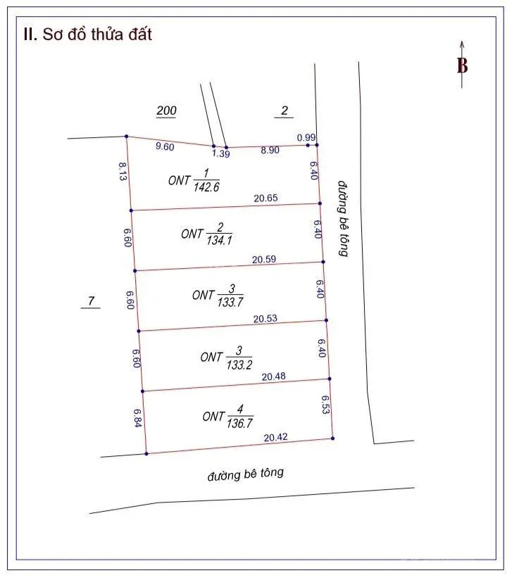 Bán 5 lô đất thổ cư tại thôn Mỹ Triều, Xã Thạch Tân, Thạch Hà, Hà Tĩnh, giá ưu đãi 7 triệu / m2