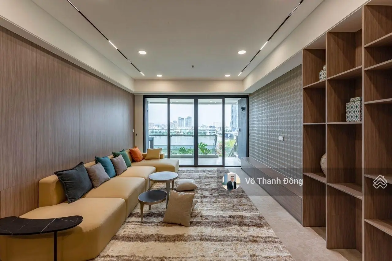 Bán 4 phòng ngủ sân vườn 352m2 The River Thủ Thiêm, view trực diện sông, giá 75 tỷ bao hết