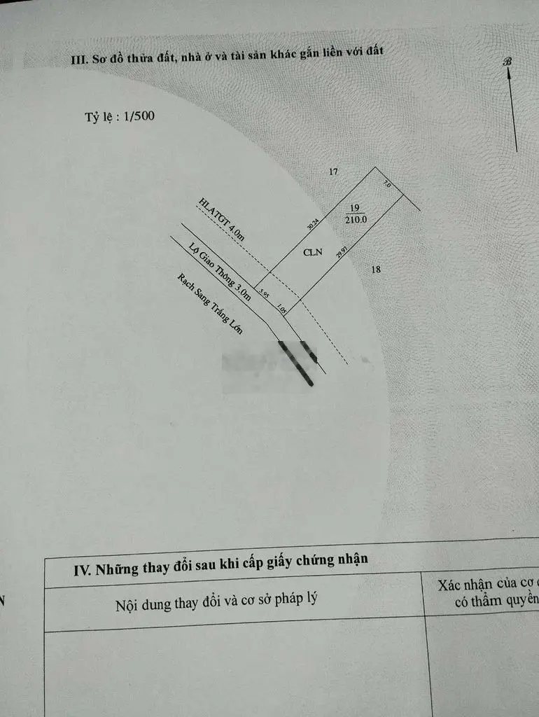 Nền 7×29, full cln lộ 4M cách QL91B chỉ 2phút