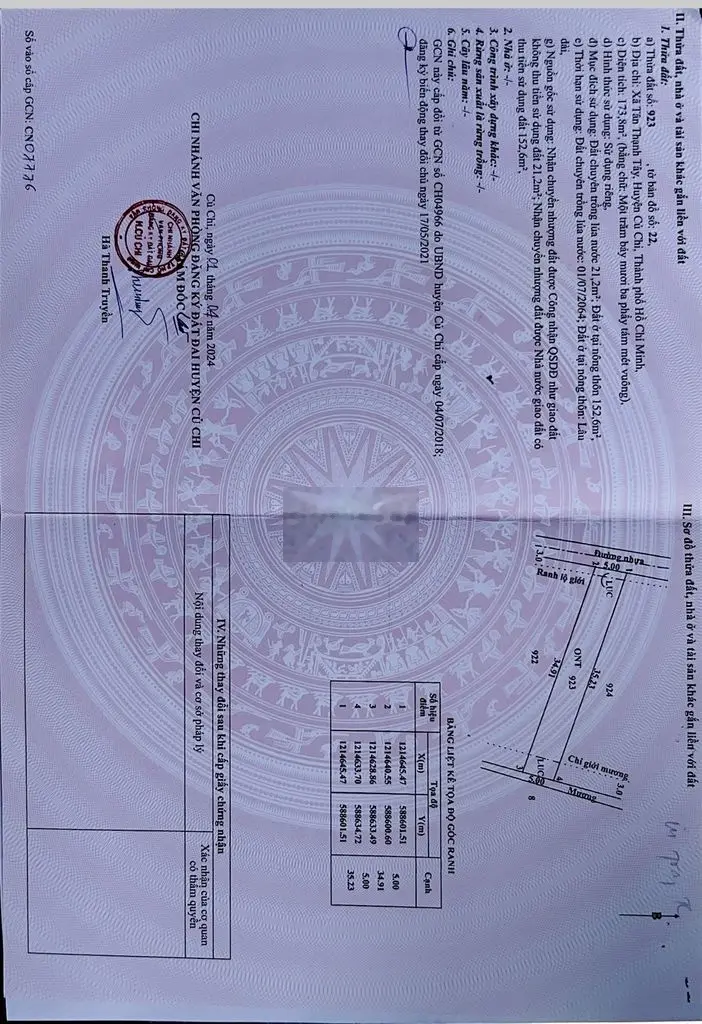 Đất thổ cư gần tỉnh lộ 8