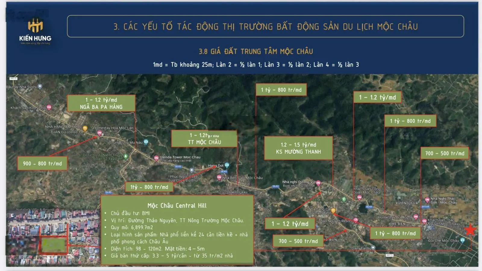 Bán BT tại Panacea Hill Mộc Châu, 9,12 tỷ, 105m2, 8PN, 4WC