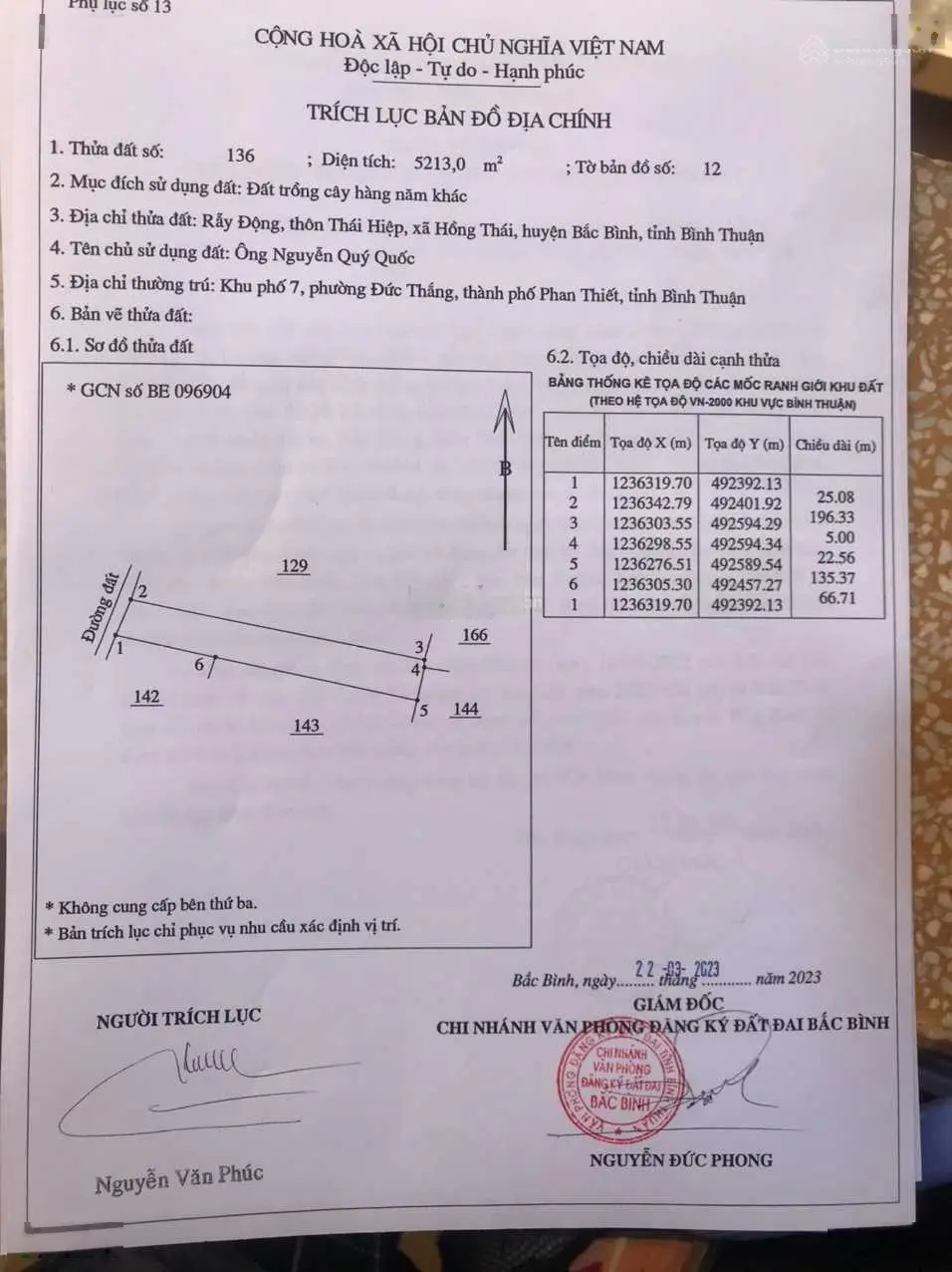 Cập nhật các lô đất đẹp, giá rẻ, sổ đỏ riêng tại Bình Thuận, giá chỉ từ 59.000Đ/m2