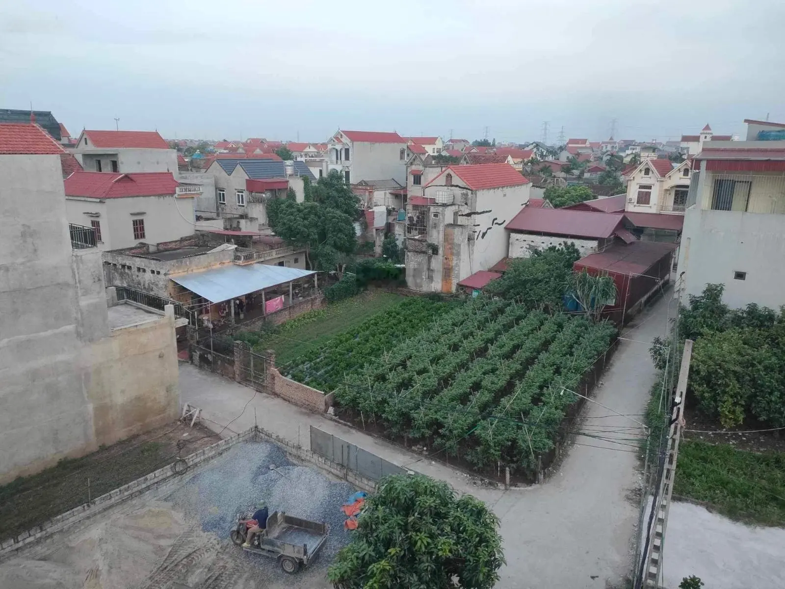 Đất đấu giá, lô góc, view hồ, 107m2, mặt tiền 5.9m, đường 5m tại Mễ Sở - Văn Giang. 0967 635 ***