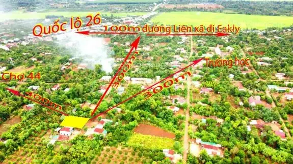 Bán đất thổ cư gần chợ km44, xã Krông Búk, huyện Krông Pắc, Đắk Lắk