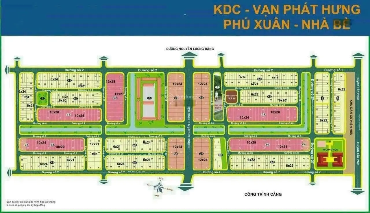 Bán đất KDC Phú Xuân Vạn phát Hưng giá rẻ nhất hiện tại, vị trí đẹp, giá rẻ