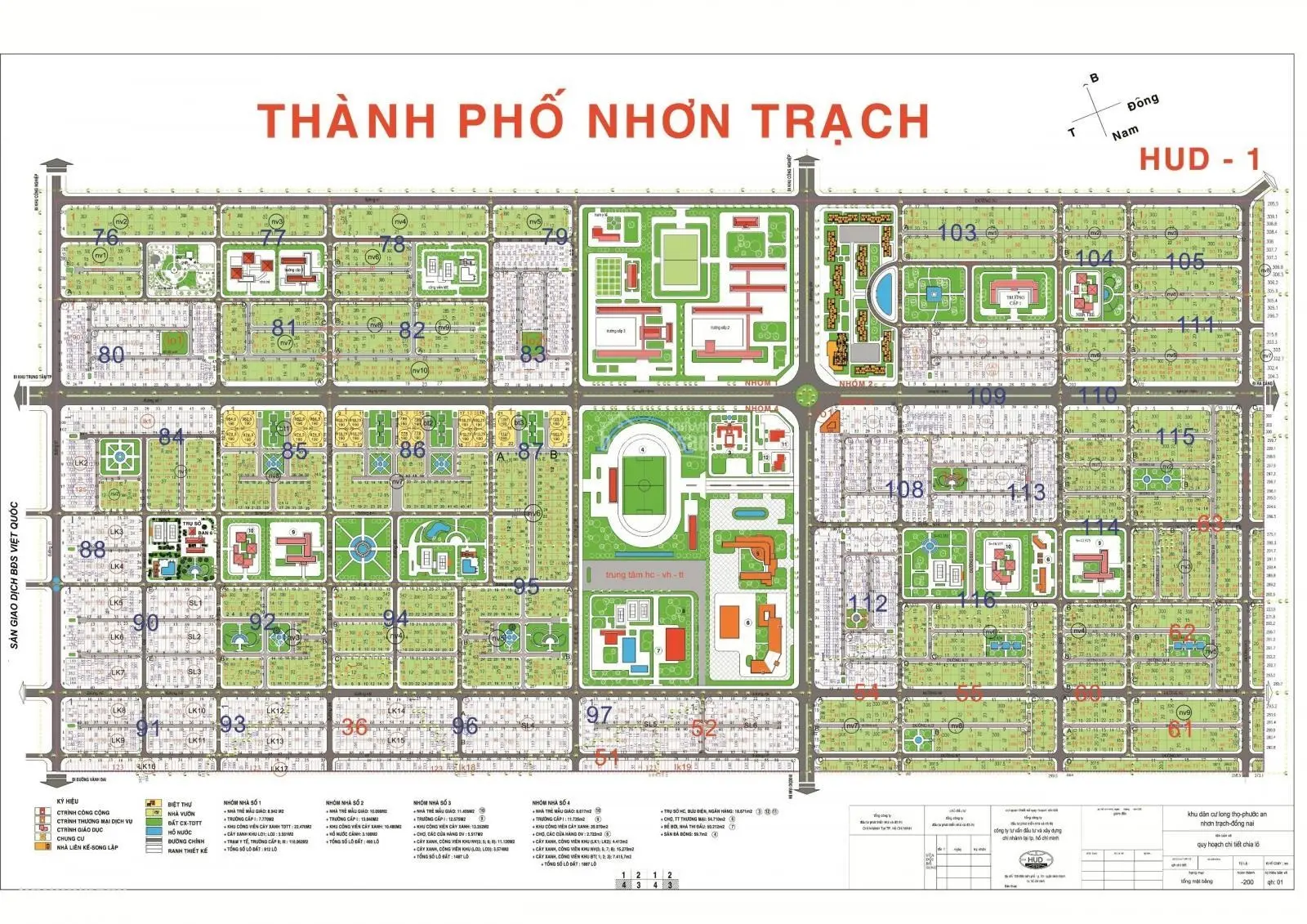 Bán đất nền dự án HUD - XDHN - Thành Hưng, Nhơn Trạch (Đồng Nai), 0944 911 ***