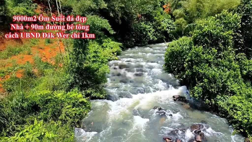 Bán đất view suối đẹp, 9000m2 Đăk We, huyện ĐăkRLấp, Đăk Nông