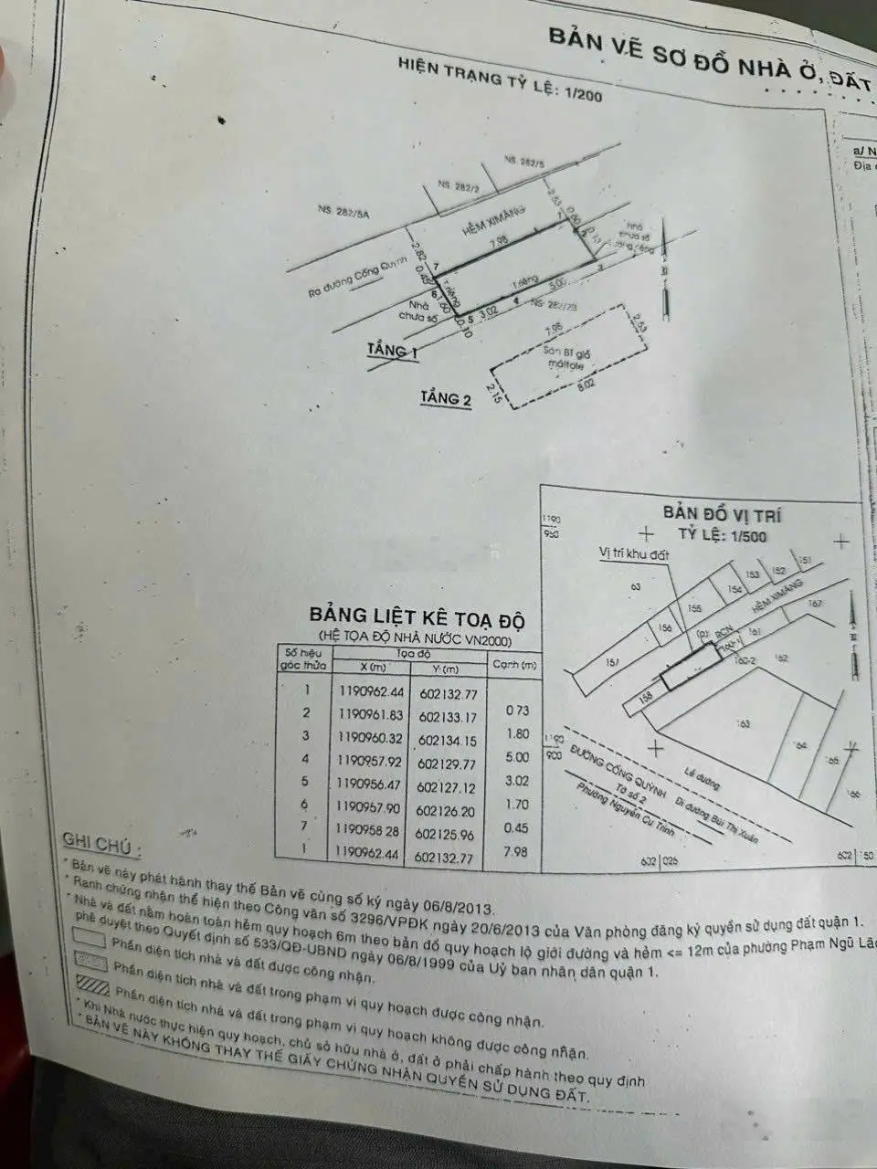 BÁN GẤP nhà giá siêu hời tại Cống Quỳnh, Q1, 32m2, 2,15 tỷ