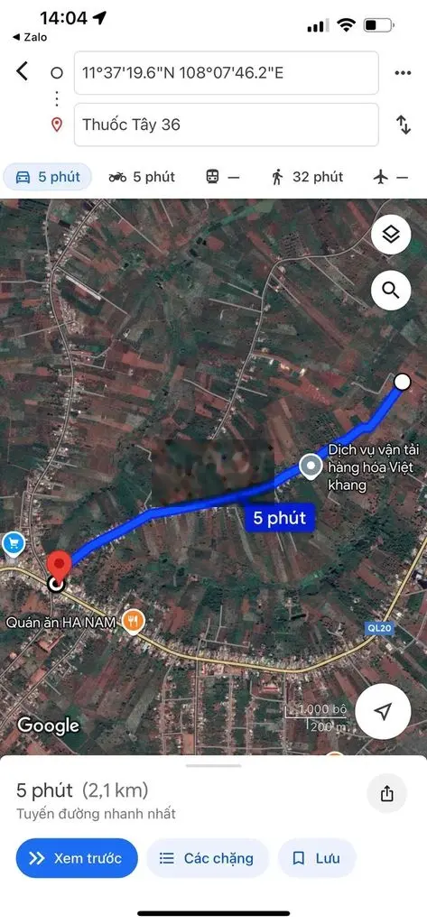 Đất dân sẵn, cách quốc lộ 20 2km, chợ 2,1km, trường các cấp bán kính 3