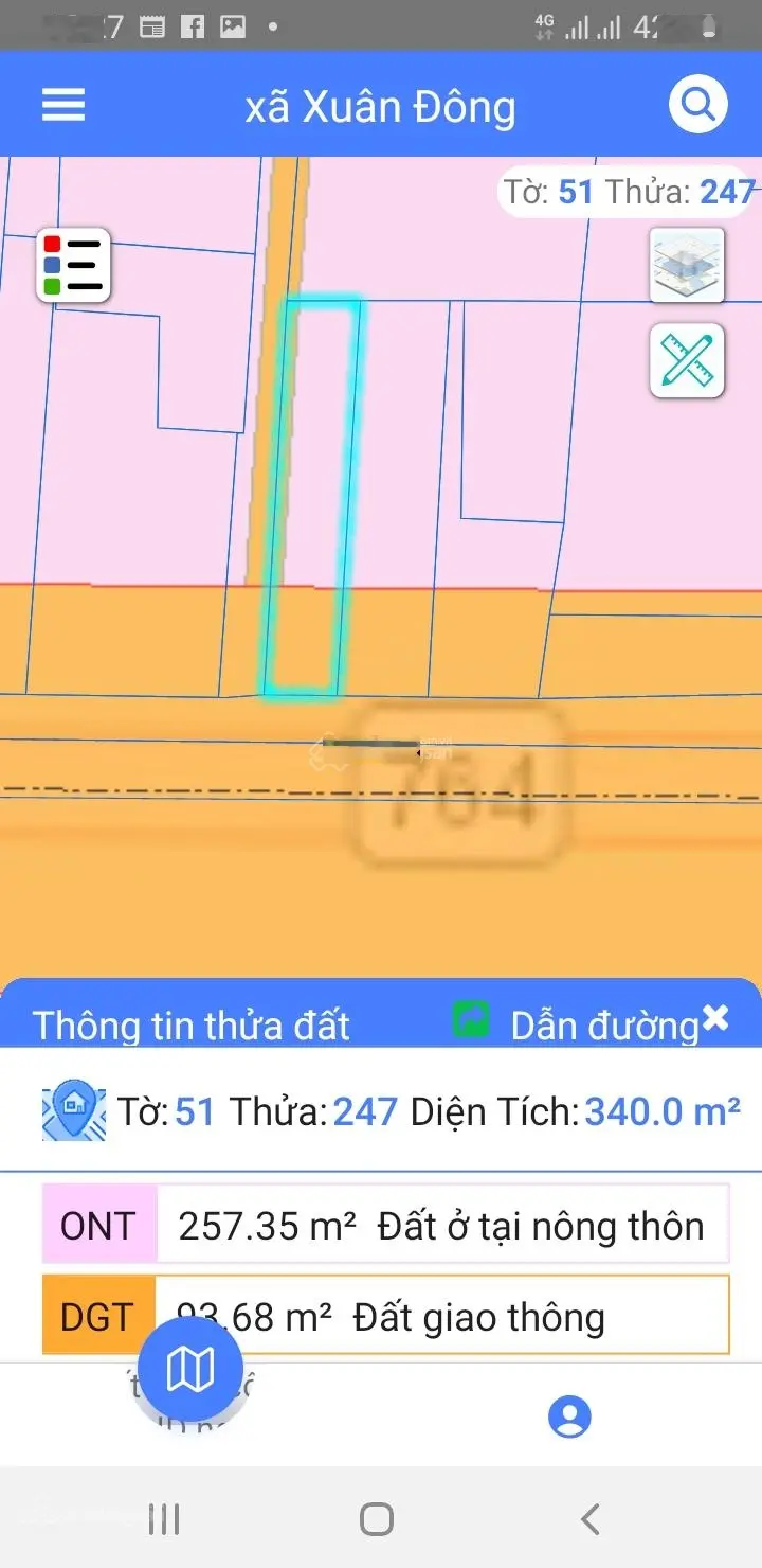 Mình chính chủ bán gấp đất mặt tiền đường Tỉnh Lộ (cũ 764) bây giờ Tỉnh Lộ 328 nhựa 16m, 2.4tỷ