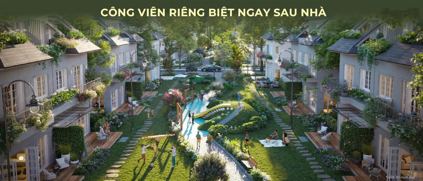 Biệt thự đảo - Central Island vị trí trung tâm nhất khu đại đô thị xanh Eco Central Park sắp mở bán