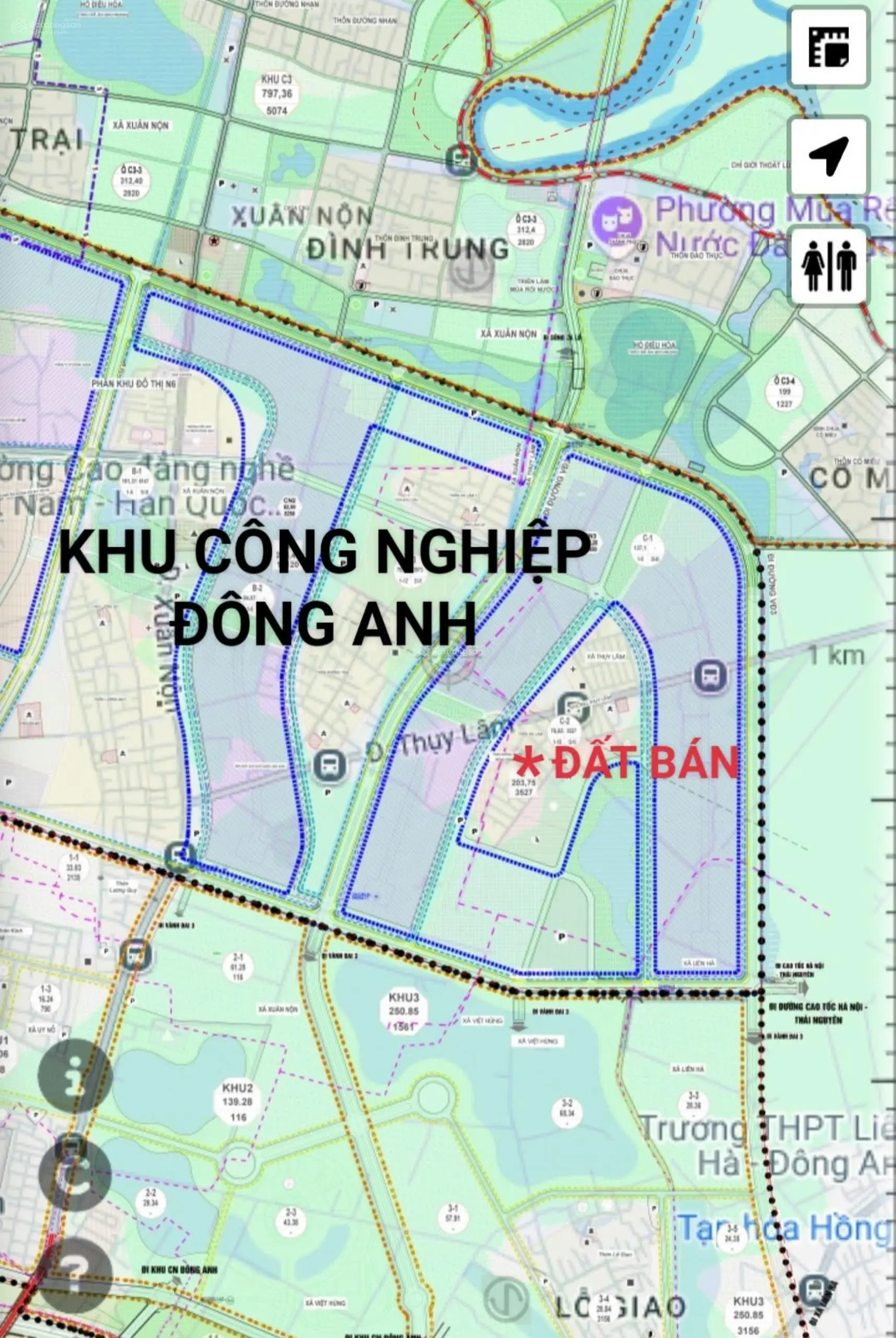 Siêu phẩm mới ra 60m2 Hà Lâm 2, xã Thụy Lâm, huyện Đông Anh