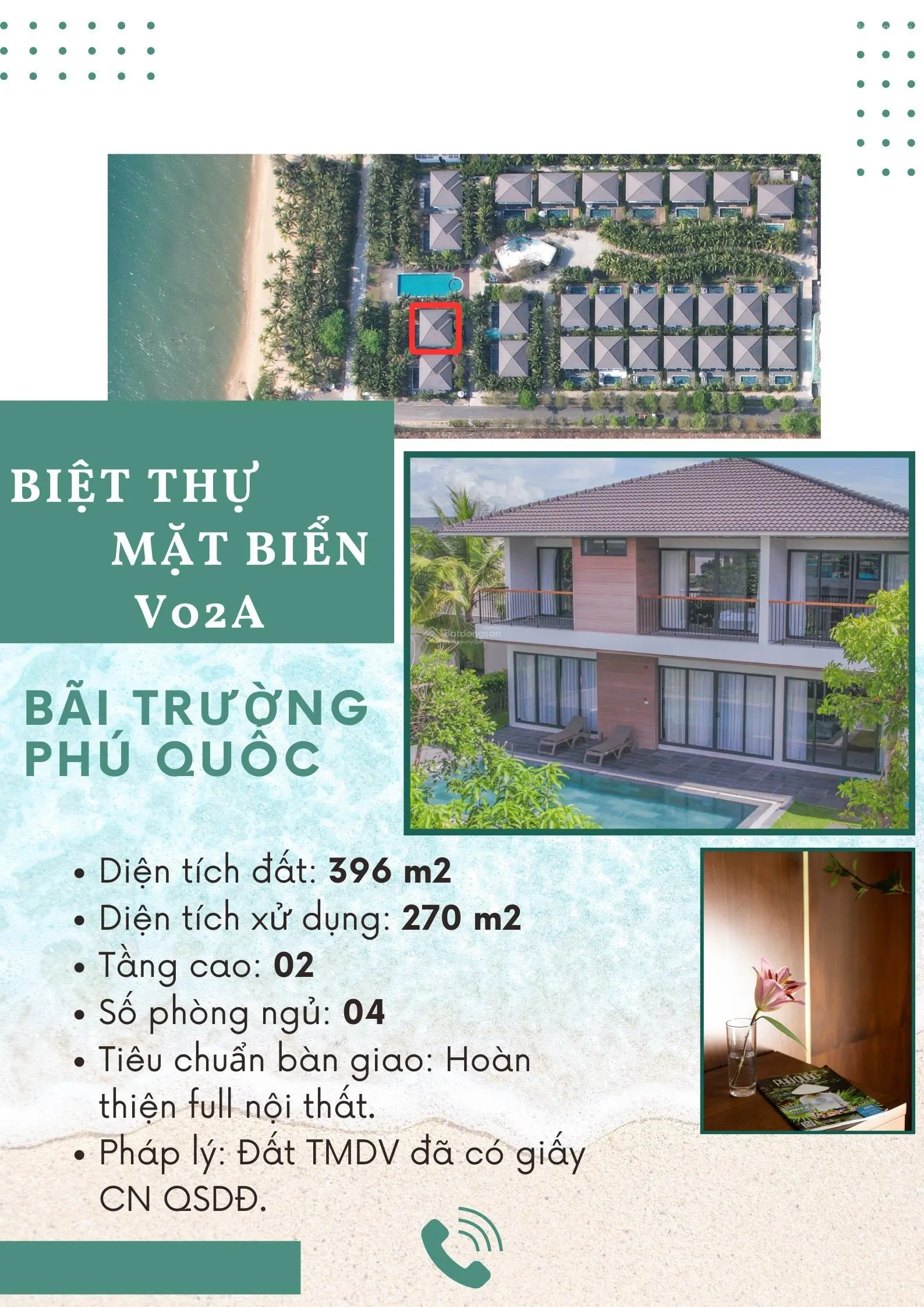 Siêu phẩm hàng hiếm biệt thự mặt biển Bãi Trường Phú Quốc, giá cực tốt. Lh 0939 439 ***