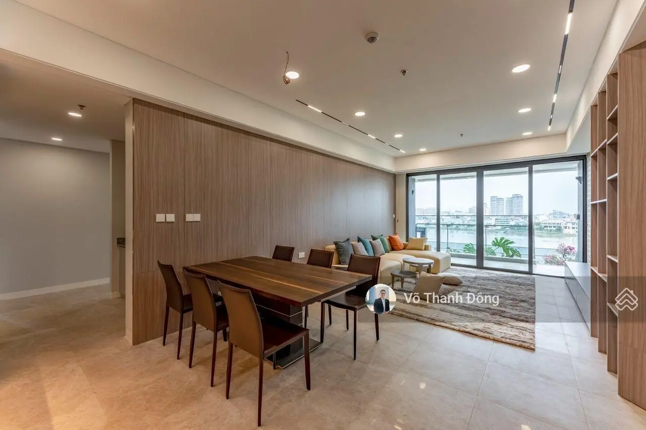 Bán 4 phòng ngủ sân vườn 352m2 The River Thủ Thiêm, view trực diện sông, giá 75 tỷ bao hết