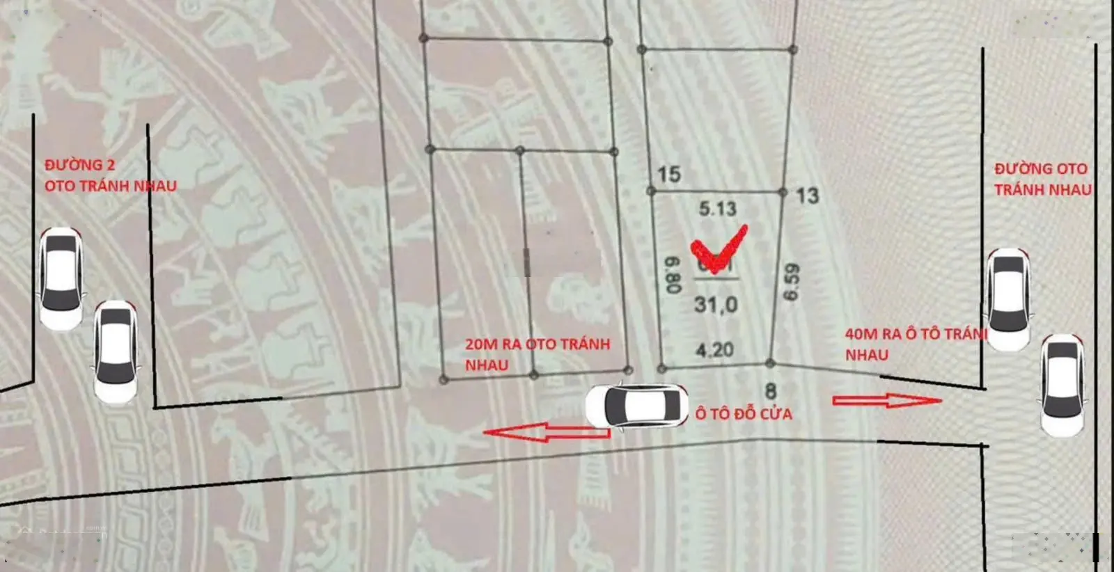 Bán nhà 3T - 32m2, dân xây - gần chợ đầu mối Nam Hà Nội. Ô tô đỗ cửa