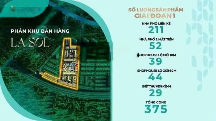 Bán shophouse nhà phố thương mại Compound dự án La Home Bến Lức Long An giá tốt ưu đãi 1 cây vàng