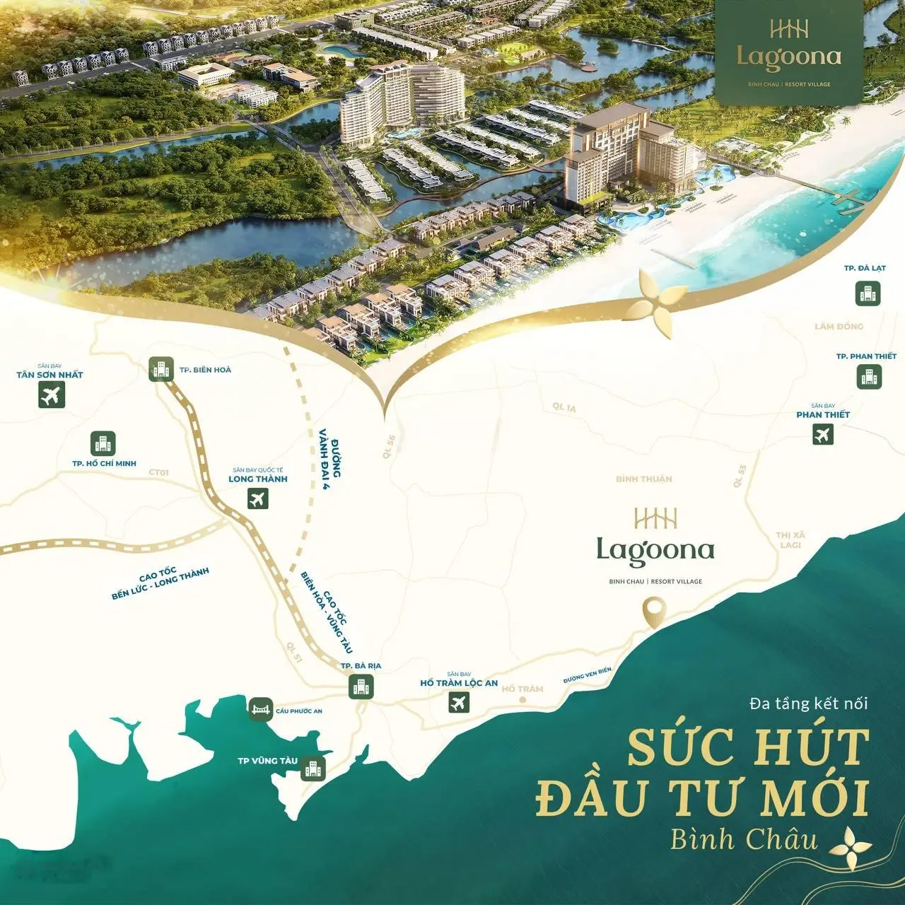 Siêu hiếm tại Lagoona Bình Châu, bán căn Villa sở hữu lâu dài bên bờ biển, sở hữu tiện ích 5 sao