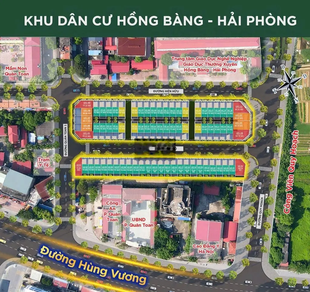 Nhà liền kề phường quán toan