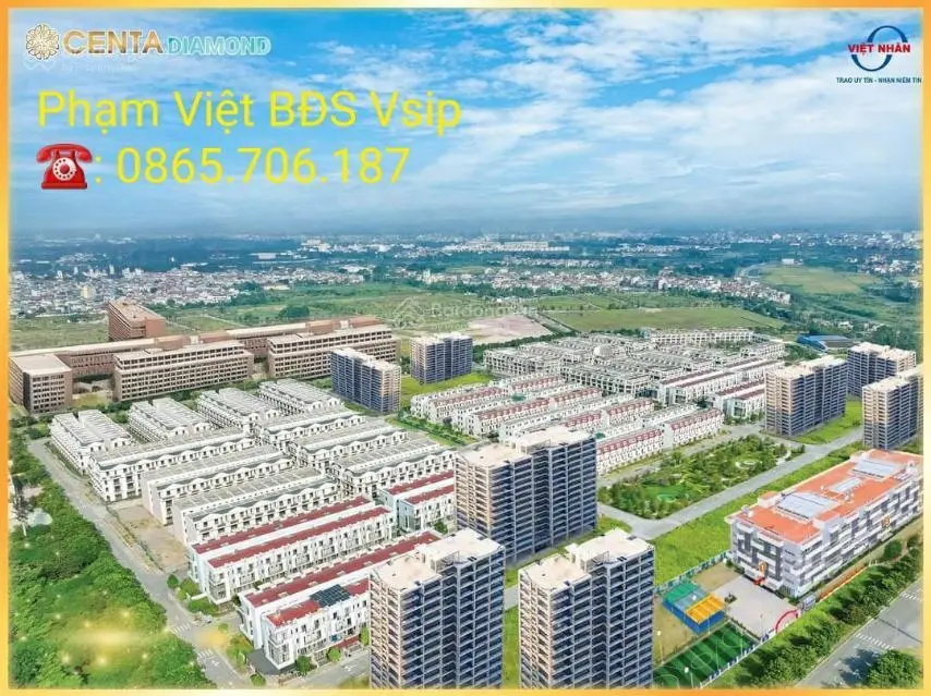 Nhà 75m2, 4 tầng, 4,6x tỷ, cửa ngõ KCN VSIP, KĐT Centa Diamond, cách Long Biên 5km. LH 0865706187