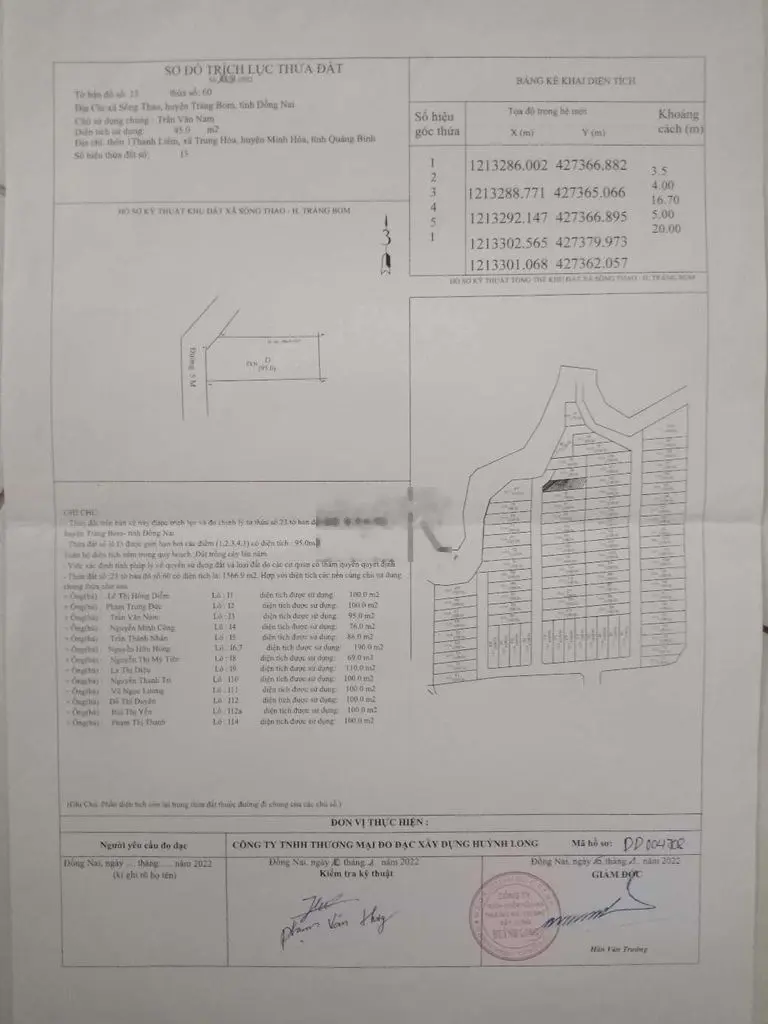 Đất gần chợ sông thao trảng bom gần trường học