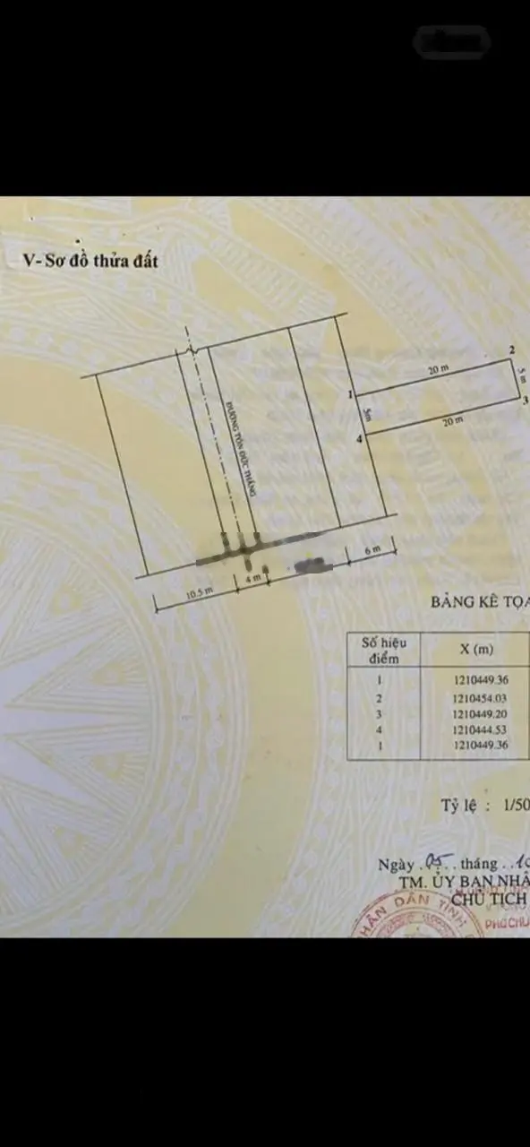 Cần bán gấp 100m2 thổ cư đường Tôn Đức Thắng - Gần vòng xoay quốc lộ 1A giá 6 tỷ thương lượng.