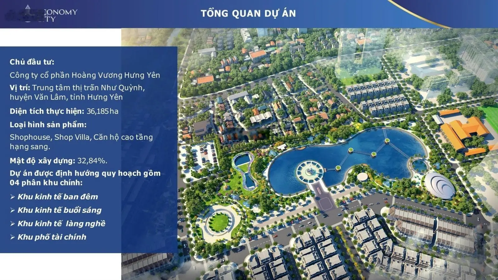 Economy City Thành phố kinh tế thịnh vượng tại vùng lõi trung tâm Văn Lâm