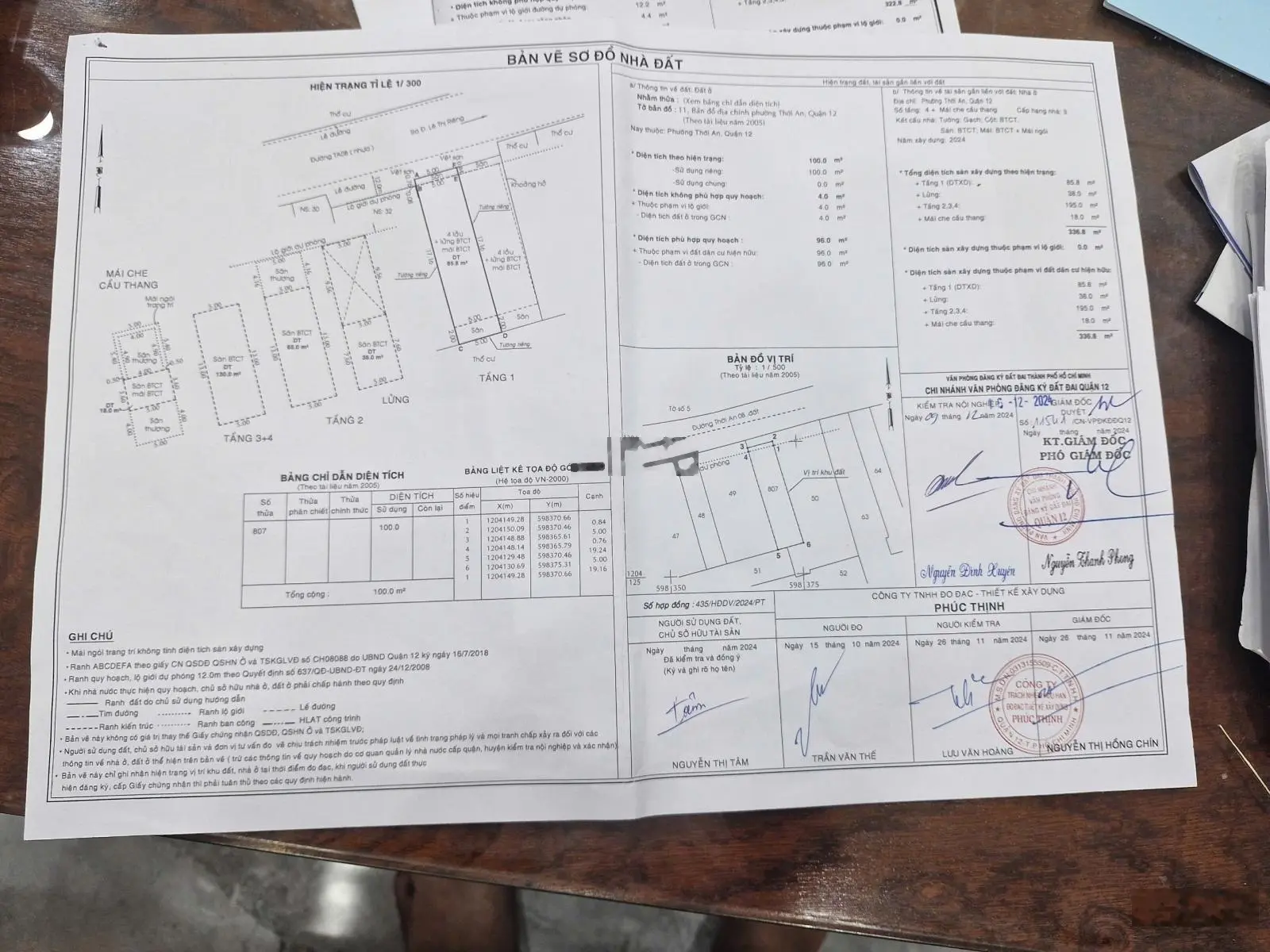 Nhà mới xây 5 tầng,có thang máy,Mặt tiền đường nhựa Phường Thới An (DTSD:336,8m2)