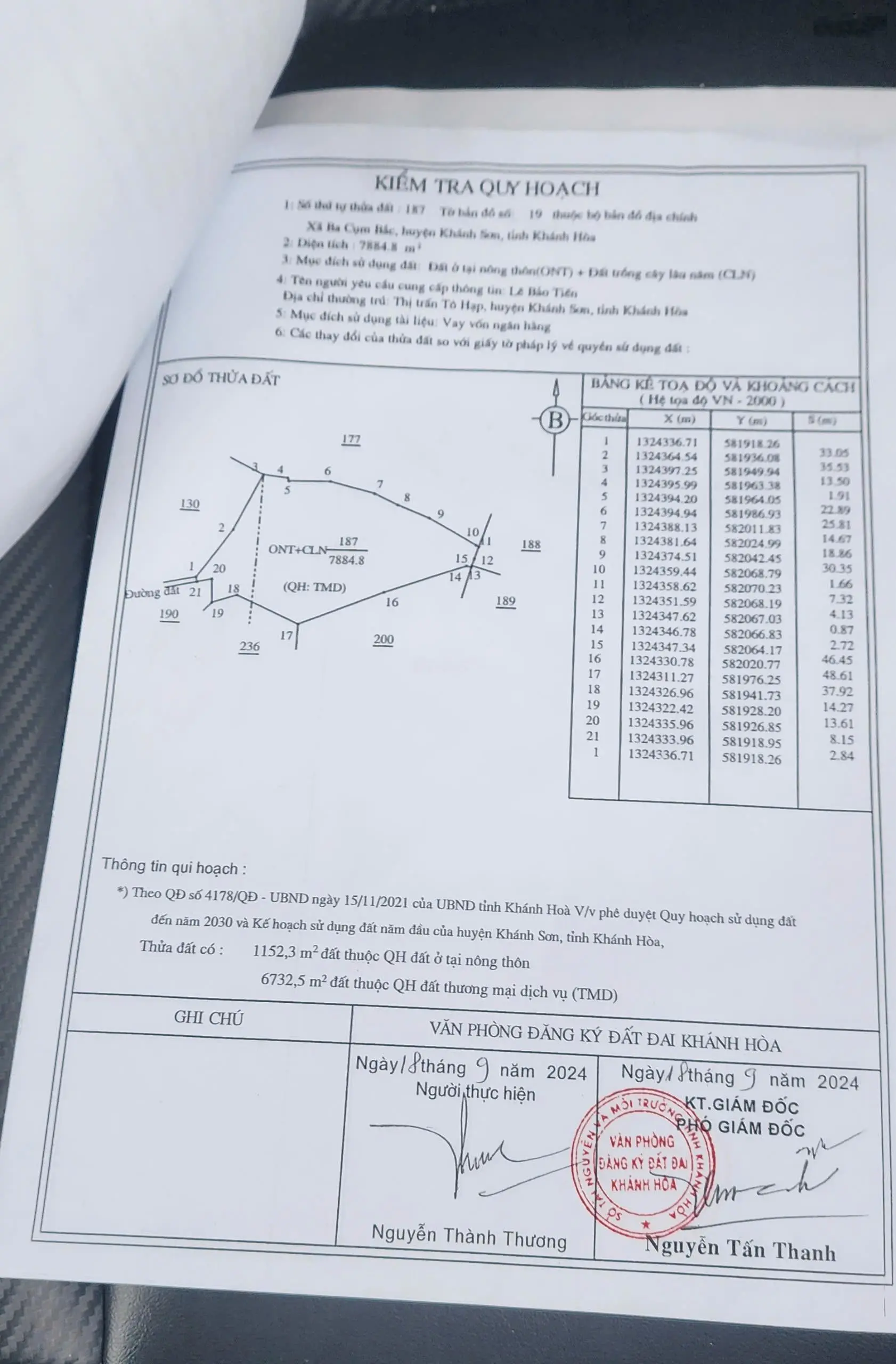 Cần bán đất Xã Ba Cụm Bắc, huyện Khánh Sơn, tỉnh Khánh Hòa. Giá bán 5tỉ