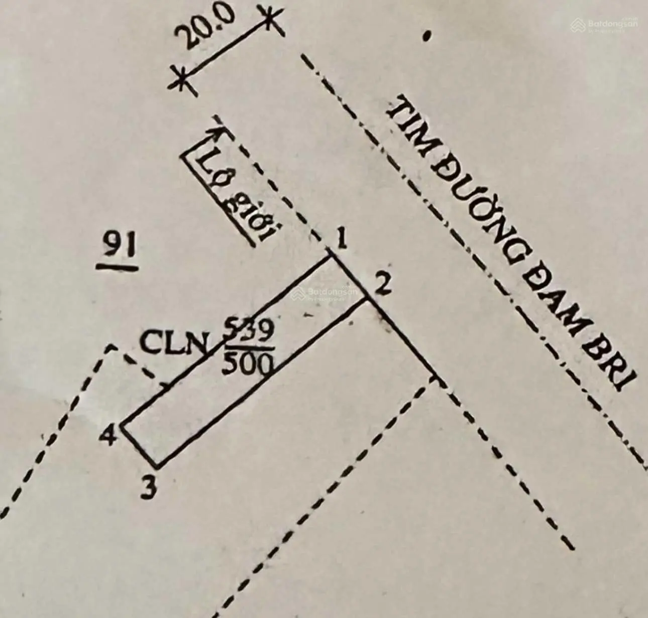 Chính chủ bán lô đất 689 Lý Thái Tổ, trục đường chính Đambri, TP Bảo Lộc, Lâm Đồng