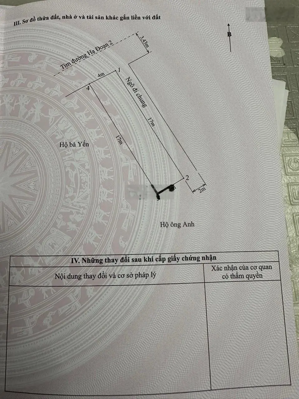 Bán 68m2 lô góc mặt đường Hạ Đoạn 2. Tặng kèm nhà 1 tầng sẵn để cho thuê. Giá 3tỷ350tr thoả thuận