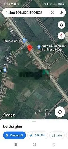 Bán vườn trái cây 2 mặt tiền kênh đông, KCN phước đông Tây Ninh 4ty5