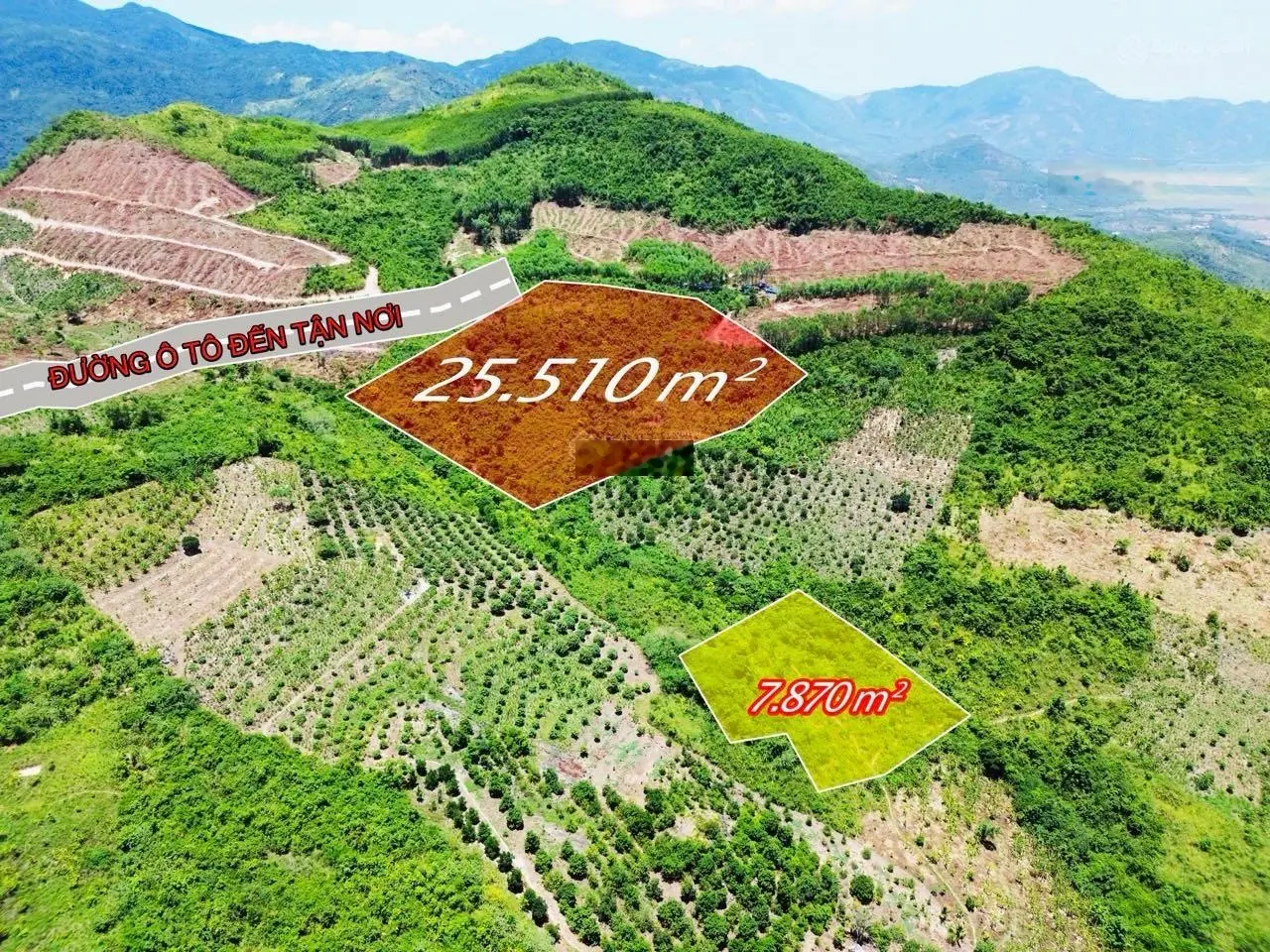 25.000m2 đất Diên Lâm, Diên Khánh giá chỉ 300 triệu đồng sổ hồng riêng