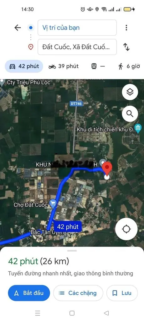 Bán đất thổ cư view Hồ cách TTHC huyện 1km