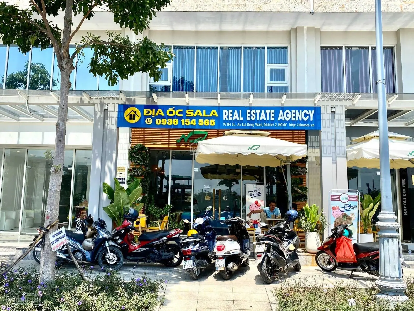 Biệt thự Sala Thủ Thiêm shophouse Sala góc 3 mặt tiền