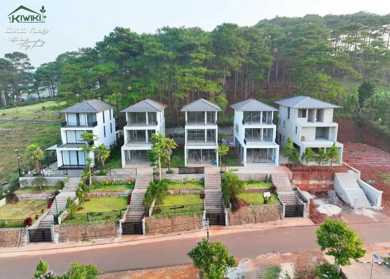 Bán lô đất villa 2 mặt tiền đường, view rừng thông Bảo Lộc, Lâm Đồng. Gần đồi chè Tâm Châu