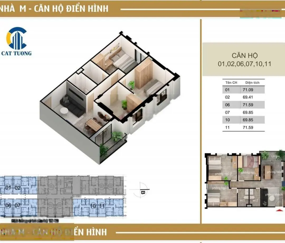 Duy nhất 1 căn hộ 2PN tại Cát Tường Smart City giá chỉ 830tr nhận nhà trước tết