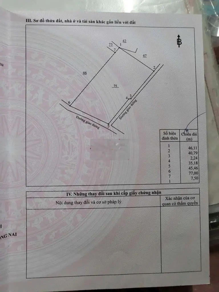 Giảm mạnh 2 tỷ cần bán nhanh 3636m2 đất CLN. Lô góc 2 mặt tiền đường