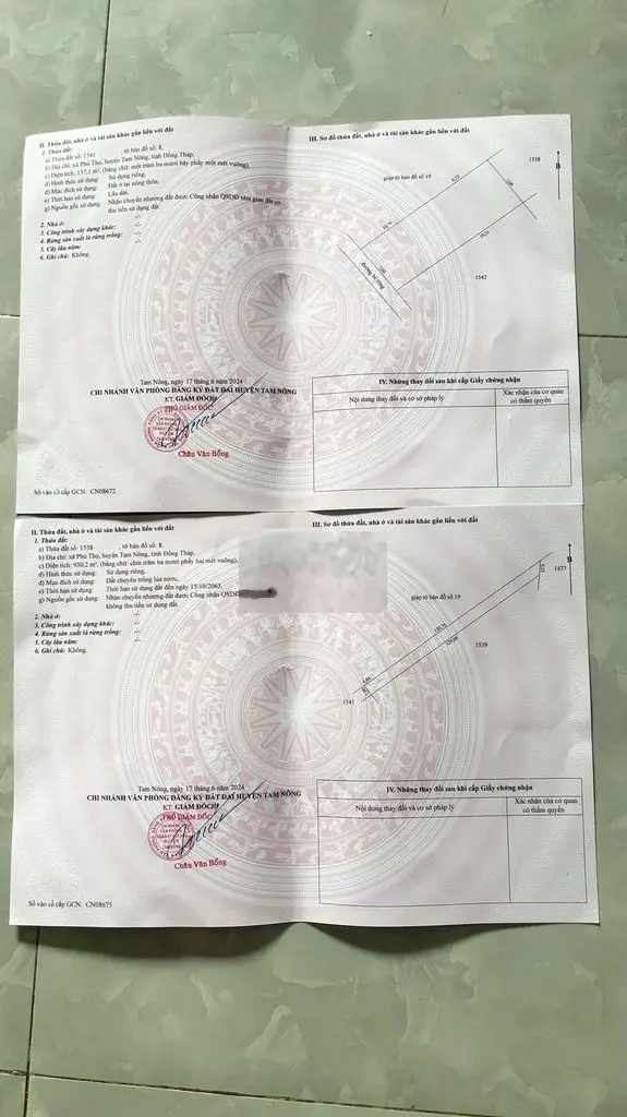 bán nền 7x150 xã phú thọ, tam nông, đồng tháp