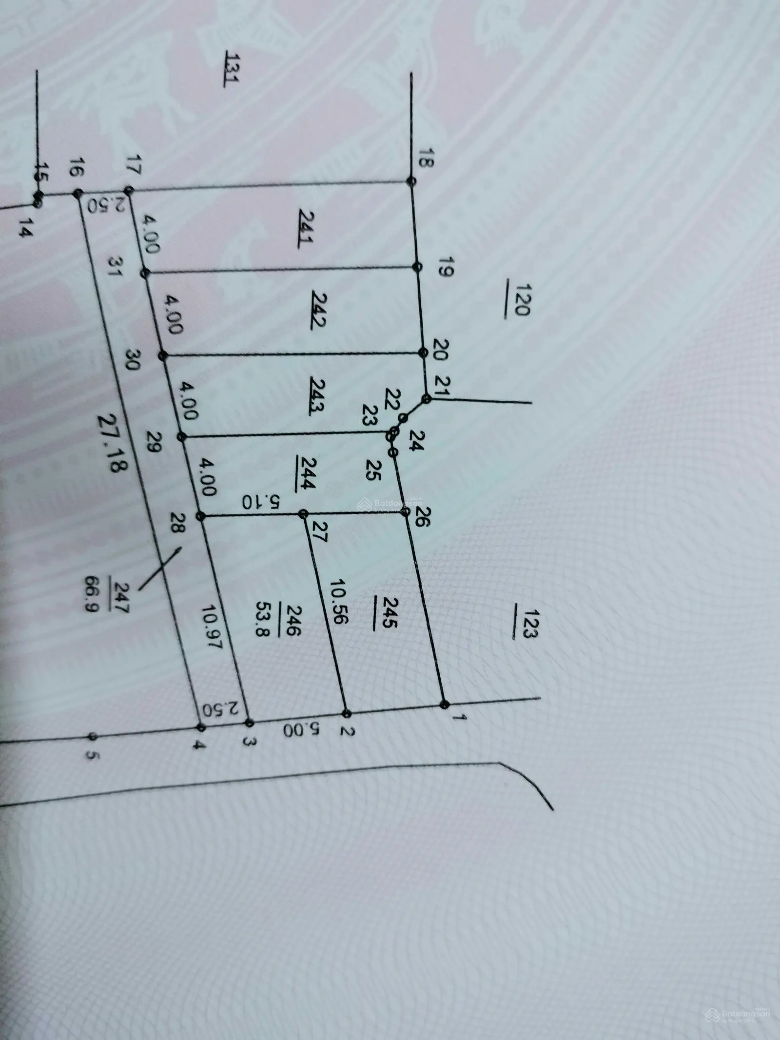 Bán lô góc 53,8m2 ngõ thông 4m ô tô vào đất tại Kim Thư giá hơn 40 triệu/m2 cách QL21B hơn 500m