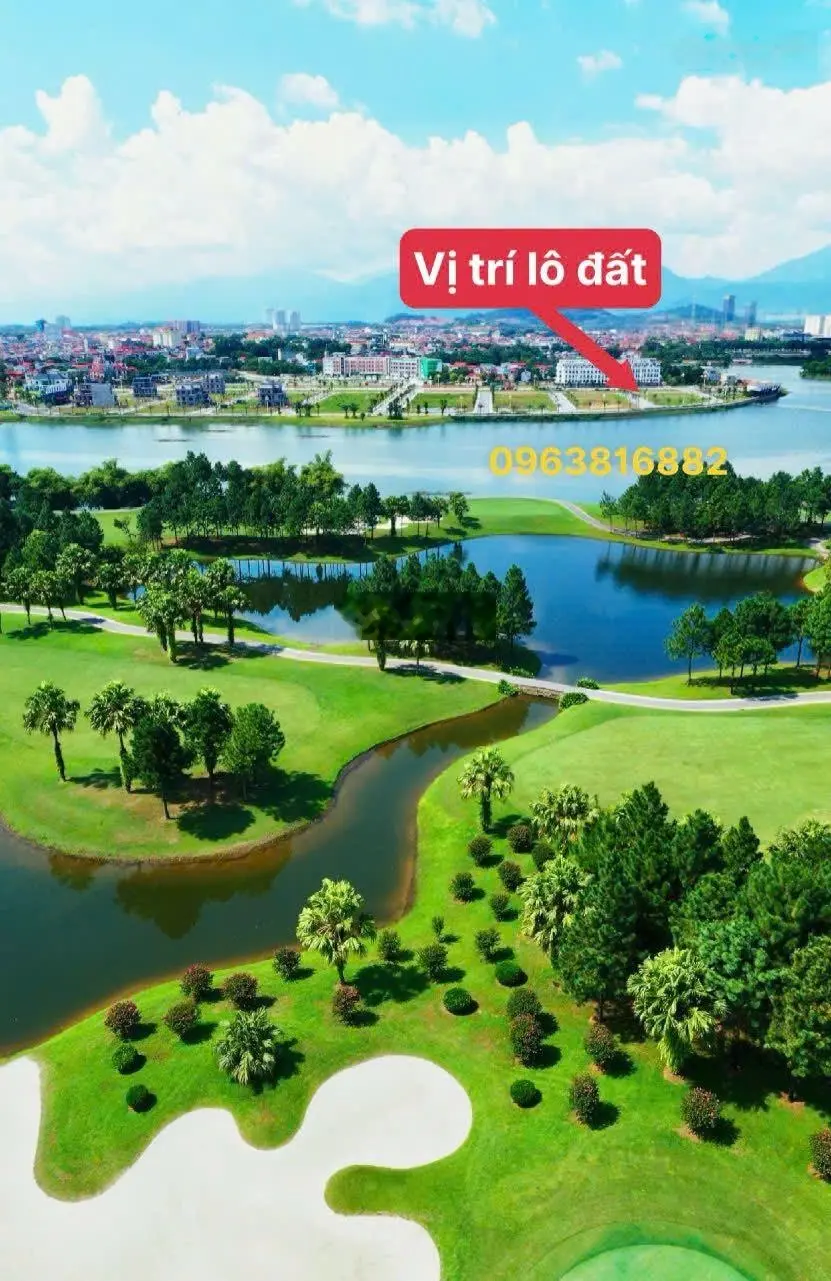 Bán lô đất biệt thự 200m2 tại dự án Bắc Đầm Vạc River Bay - Vĩnh Yên