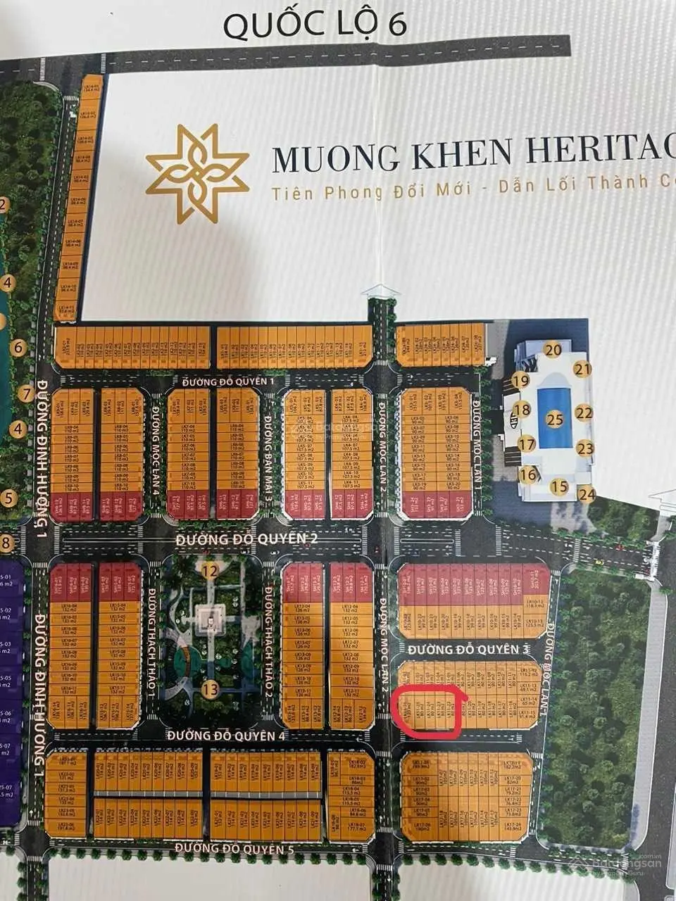 Bán 80 m2 liền kề khu đô thị Mường Khến Heritage, Tân Lạc, Hòa Bình