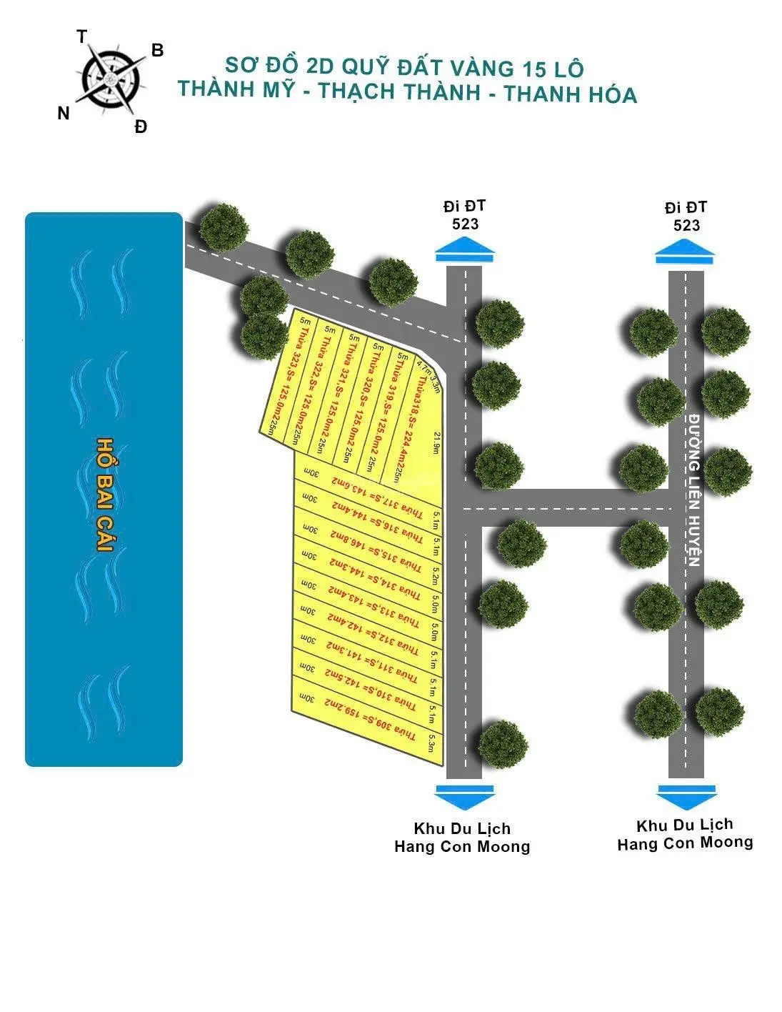 Cần bán đất nền dự án giá 330 triệu VND tại Thanh Hóa, diện tích 142.5 m2